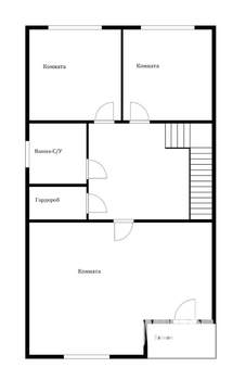 Дом 154м², 2-этажный, участок 4 сот.  