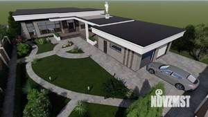 Дом 340м&sup2;, 2-этажный, участок 12 сот.  