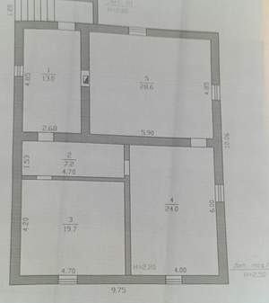 Дом 231м², 1-этажный, участок 8 сот.  