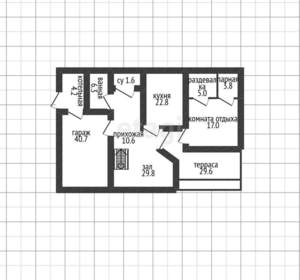 Дом 234м², 2-этажный, участок 6 сот.  