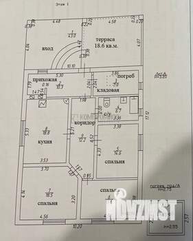 Дом 156м², 1-этажный, участок 10 сот.  