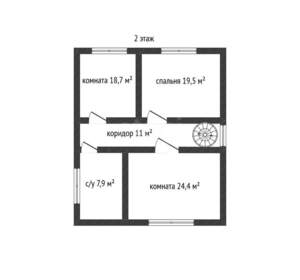 Дом 261м&sup2;, 3-этажный, участок 10 сот.  