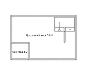 Дом 126м&sup2;, 2-этажный, участок 1 сот.  