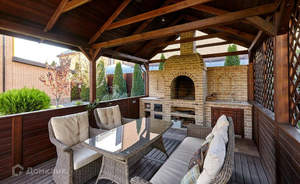 Дом 248м&sup2;, 2-этажный, участок 8 сот.  