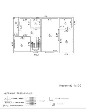Дом 190м², 2-этажный, участок 6 сот.  
