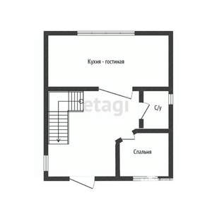 Дом 140м&sup2;, 2-этажный, участок 3 сот.  