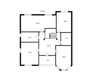 Дом 267м&sup2;, 2-этажный, участок 6 сот.  