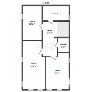 Дом 125м², 2-этажный, участок 3 сот.  