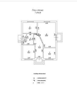 Дом 100м&sup2;, 1-этажный, участок 6 сот.  