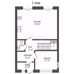 Таунхаус 335м², 2-этажный, участок 7 сот.  