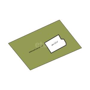 Дом 123м&sup2;, 1-этажный, участок 6 сот.  