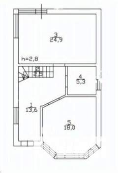 Дом 135м², 2-этажный, участок 4 сот.  