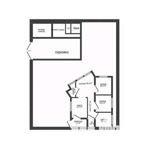 Дом 130м&sup2;, 1-этажный, участок 6 сот.  