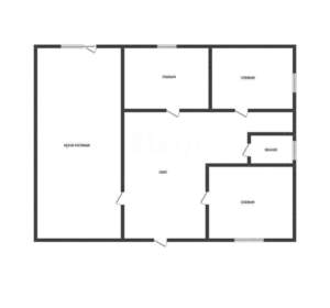 Дом 92м&sup2;, 1-этажный, участок 4 сот.  