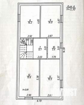 Дом 150м², 2-этажный, участок 3 сот.  