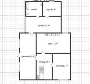 Дом 592м², 2-этажный, участок 592 сот.  