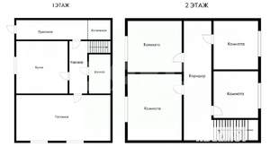 Дом 200м&sup2;, 2-этажный, участок 10 сот.  