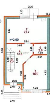 Коттедж 120м², 2-этажный, участок 2 сот.  