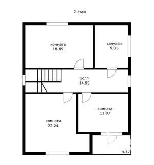 Дом 180м&sup2;, 2-этажный, участок 6 сот.  