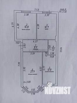 Дом 78м², 1-этажный, участок 2 сот.  