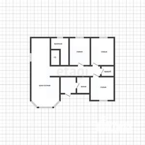 Дом 114м&sup2;, 1-этажный, участок 4 сот.  
