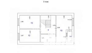 Дом 164м², 2-этажный, участок 3 сот.  