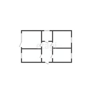 Дом 84м&sup2;, 1-этажный, участок 4 сот.  