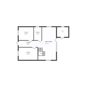 Дом 128м&sup2;, 2-этажный, участок 6 сот.  