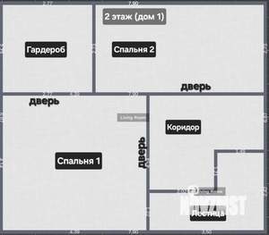 Дом 259м², 2-этажный, участок 8 сот.  