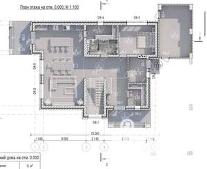 Коттедж 259м², 2-этажный, участок 6 сот.  
