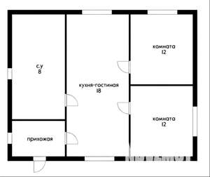Дом 75м², 2-этажный, участок 5 сот.  