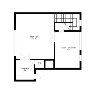 Дом 150м², 2-этажный, участок 5 сот.  