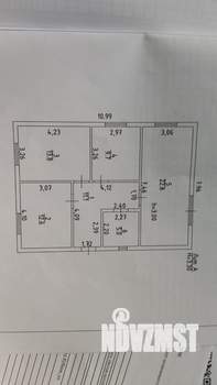 Дом 80м², 1-этажный, участок 3 сот.  