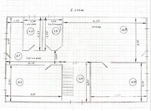 Дом 110м², 2-этажный, участок 4 сот.  