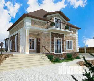 Дом 193м&sup2;, 2-этажный, участок 6 сот.  