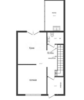 Дом 87м&sup2;, 2-этажный, участок 1 сот.  