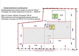 Дом 83м&sup2;, 1-этажный, участок 7 сот.  
