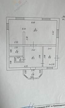 Дом 141м², 2-этажный, участок 4 сот.  