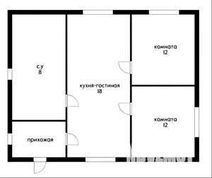 Дом 75м², 2-этажный, участок 5 сот.  