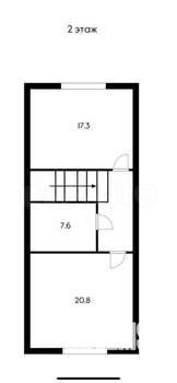 Дом 125м², 2-этажный, участок 3 сот.  