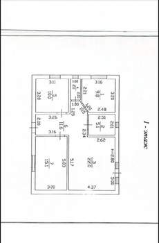 Дом 80м&sup2;, 1-этажный, участок 4 сот.  