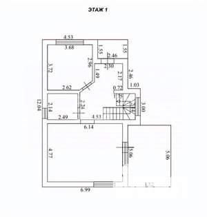 Дом 144м², 2-этажный, участок 4 сот.  