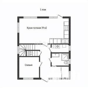 Дом 160м&sup2;, 2-этажный, участок 3 сот.  