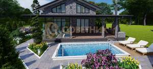 Дом 200м&sup2;, 2-этажный, участок 4 сот.  