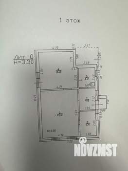 Дом 95м&sup2;, 2-этажный, участок 2 сот.  