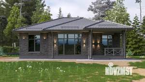 Дом 120м&sup2;, 1-этажный, участок 8 сот.  