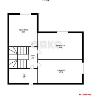 Дом 120м&sup2;, 3-этажный, участок 3 сот.  