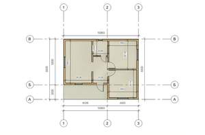 Дом 74м&sup2;, 1-этажный, участок 4 сот.  