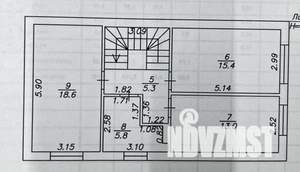Дом 129м², 2-этажный, участок 3 сот.  