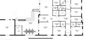 Дом 355м&sup2;, 1-этажный, участок 13 сот.  